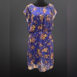 Cobalt Floral Dress